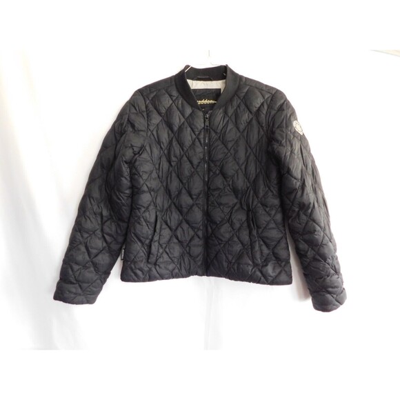 Madden Jacket Women's Black Puffer Jacket Size Large - Picture 1 of 9